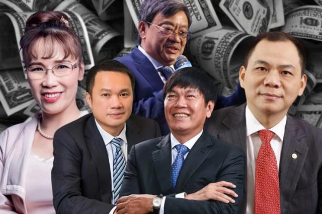 Việt Nam còn 7 tỷ phú USD, một vị chủ tịch bỏ xa phần còn lại