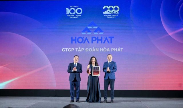 Hòa Phát vào Top 4 doanh nghiệp tư nhân nộp ngân sách lớn nhất Việt Nam
